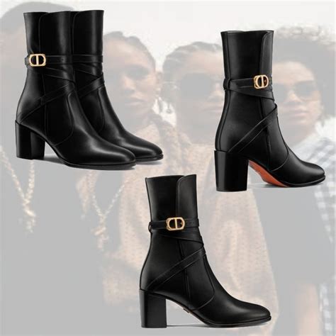 dior empreinte ankle boot|christian dior thigh boots.